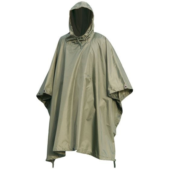 Poncho Przeciwdeszczowe Mil-Tec Ripstop Oliwkowe