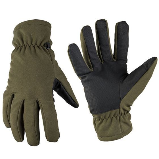 Rękawice Zimowe Mil-Tec Softshell Thinsulate Oliwkowe