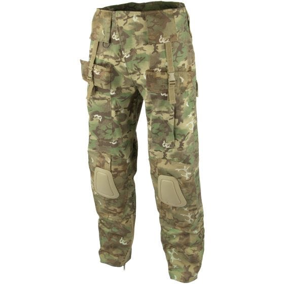 Spodnie Mil-Tec Warrior z Nakolannikami Arid Woodland