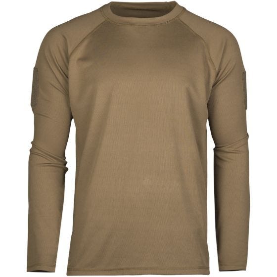 Koszulka Mil-Tec Tactical Quick Dry Długi Rękaw Dark Coyote