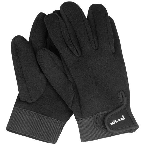 Rękawice Mil-Tec Neoprene Krótkie - Czarne