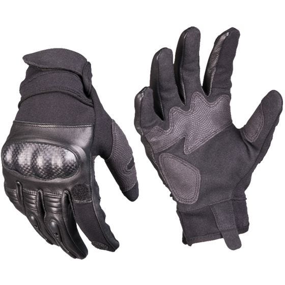 Rękawice Taktyczne Mil-Tec Tactical Skórzane Gen 2 Czarne