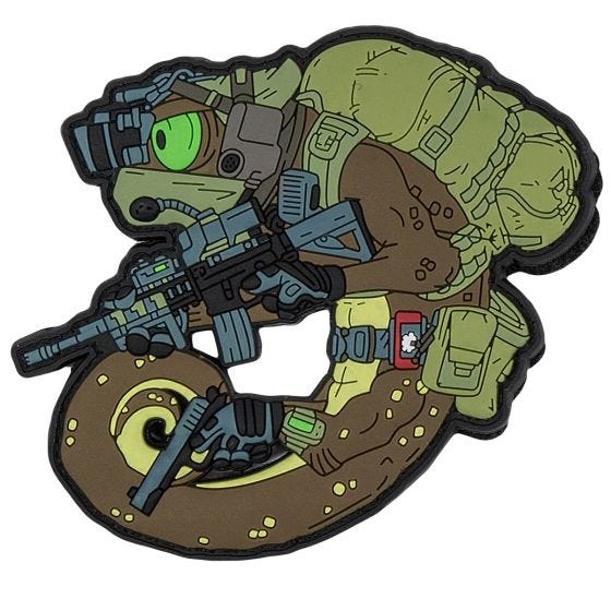 Naszywka Patchlab Chameleon Operator Desert