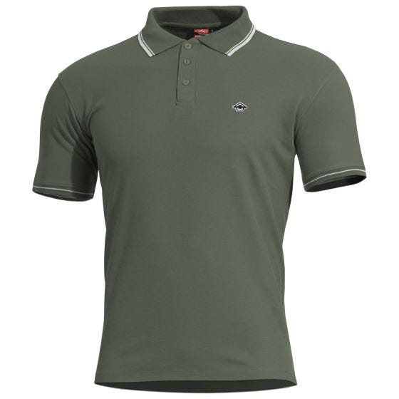 Koszulka Pentagon Aniketos Polo Stripes Camo Green