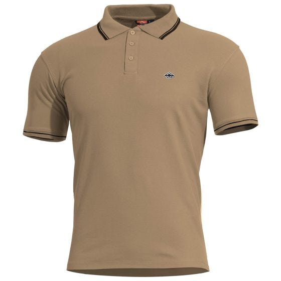 Koszulka Pentagon Aniketos Polo Stripes Tan Brown