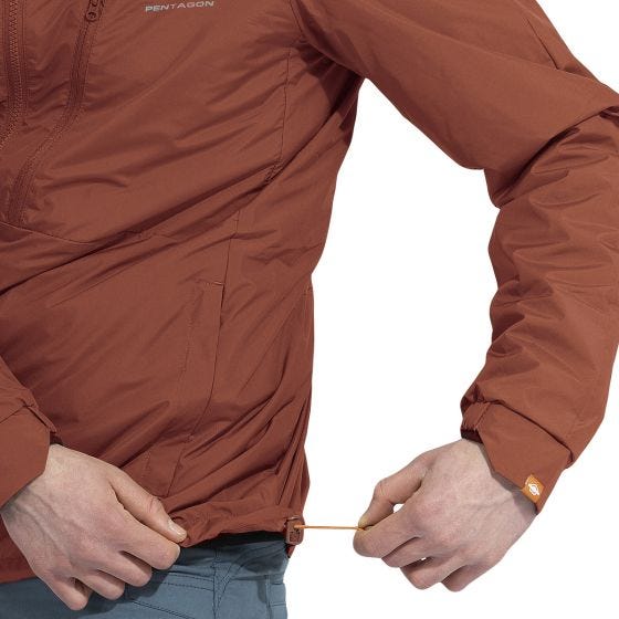 Kurtka Pentagon Windbreaker Anemos Maroon Red