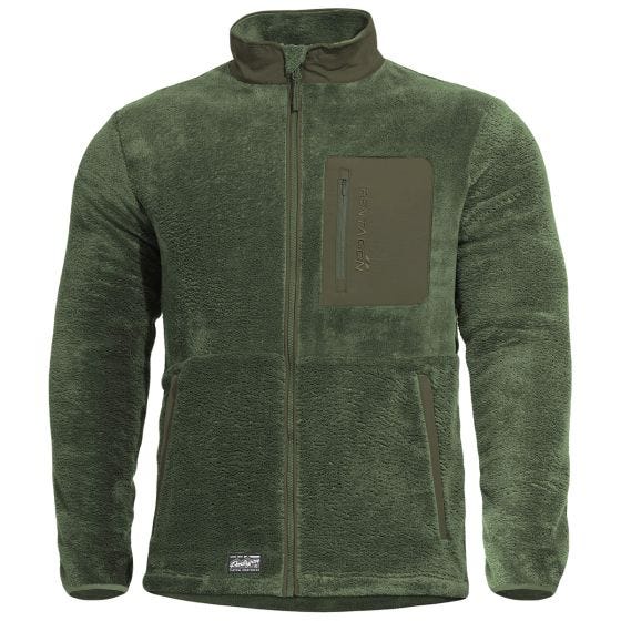 Polar Pentagon Grizzly Full Zip Camo Green