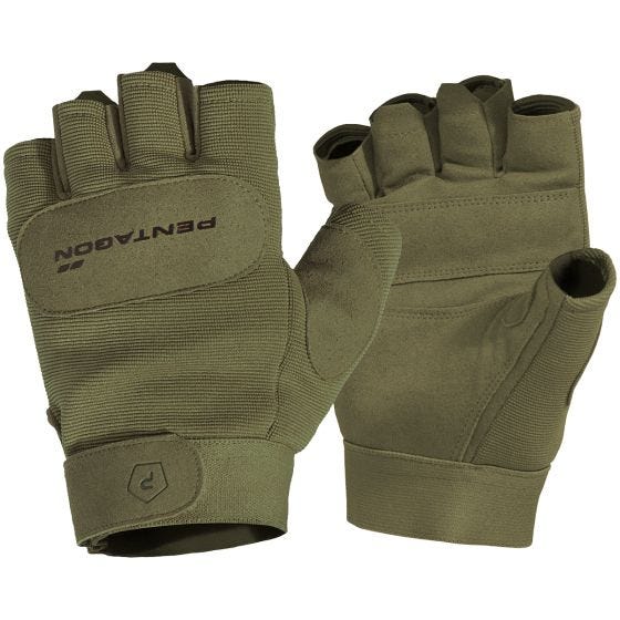 Rękawice Taktyczne Pentagon 1/2 Duty Mechanic Oliwkowe