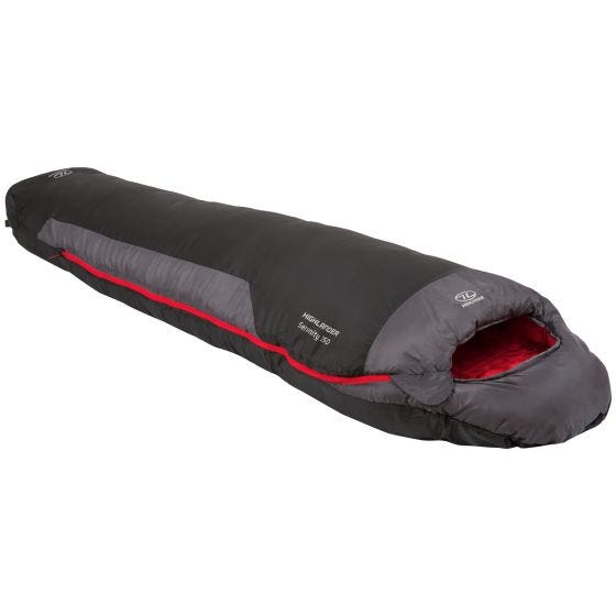 Śpiwór Highlander Serenity 350 Mummy Charcoal