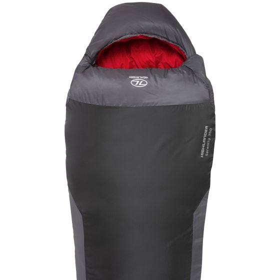 Śpiwór Highlander Serenity 350 Mummy Charcoal