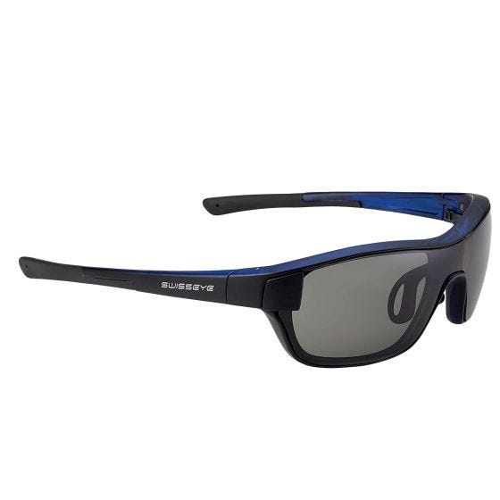 Okulary Swiss Eye M-Cover S - Smoke + Orange + Clear Lens / Burnished Blue Frame