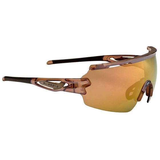 Okulary Swiss Eye Signal RX - Brown Gold Revo Lens / Shiny Laser Crystal Brown/Black Frame