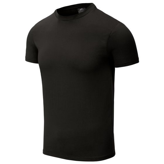 Koszulka z Bawełny Organicznnej Helikon Slim Czarna