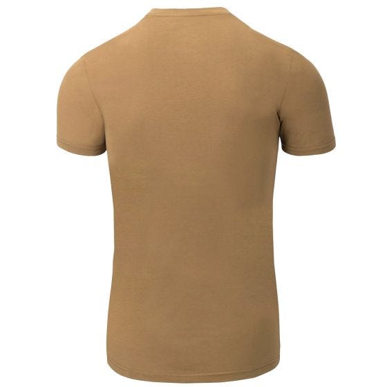 Koszulka z Bawełny Organicznnej Helikon Slim Coyote