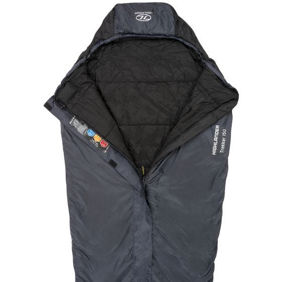 Śpiwór Highlander Trekker 150 Mummy Charcoal