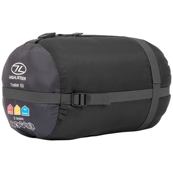 Śpiwór Highlander Trekker 150 Mummy Charcoal