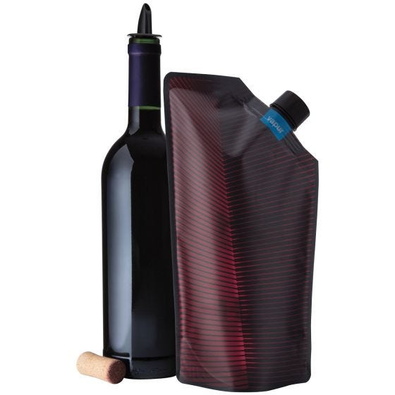 Butelka Vapur Vintage Wine Carrier 750ml Maroon