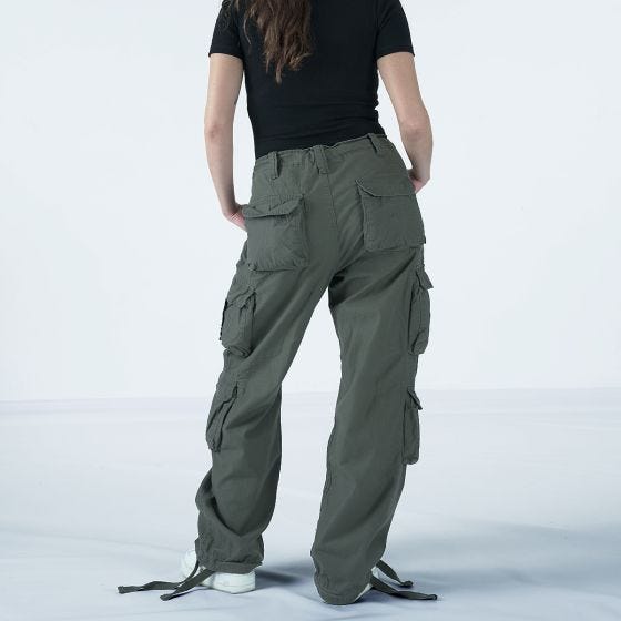 Spodnie Damskie Surplus Airborne Vintage Oliwkowe