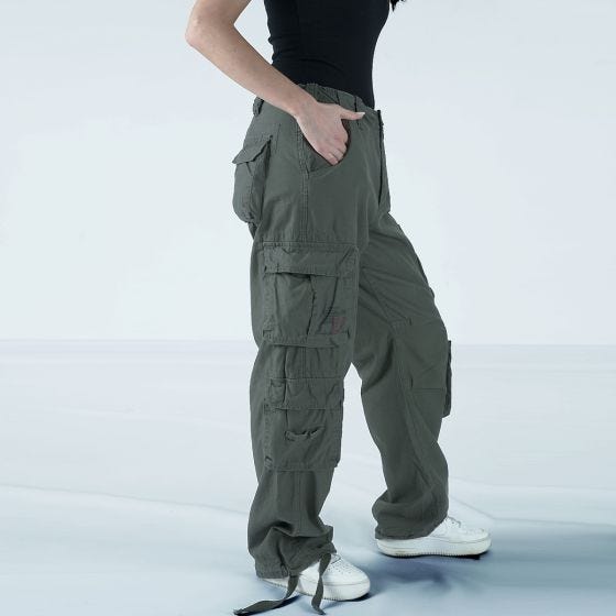 Spodnie Damskie Surplus Airborne Vintage Oliwkowe