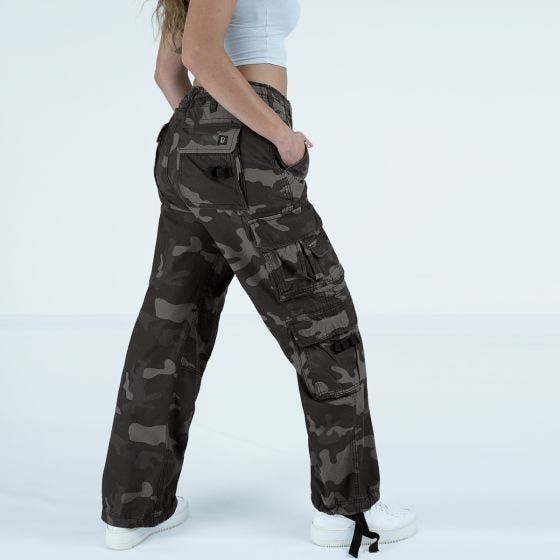 Spodnie Damskie Brandit Pure Vintage Dark Camo