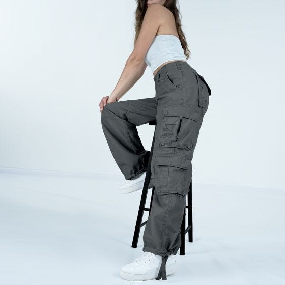 Spodnie Damskie Brandit Pure Vintage Anthracite