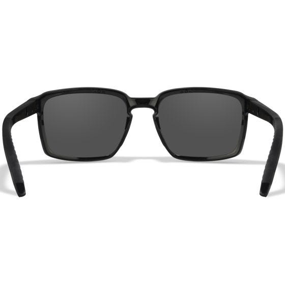 Okulary Taktyczne Wiley WX Alfa - Captivate Polarized Grey Lenses / Gloss Black Frame