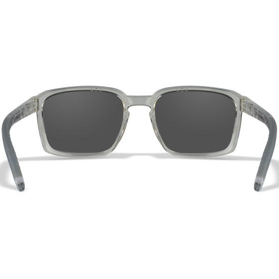 Okulary Taktyczne Wiley WX Alfa - Captivate Polarized Blue Mirror Lenses / Gloss Clear Crystal Frame