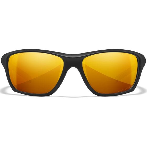 Okulary Taktyczne Wiley X WX Aspect - Captivate Polarized Bronze Mirror Lens / Matte Black Frame