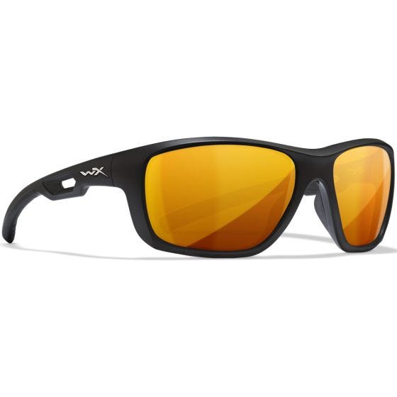 Okulary Taktyczne Wiley X WX Aspect - Captivate Polarized Bronze Mirror Lens / Matte Black Frame