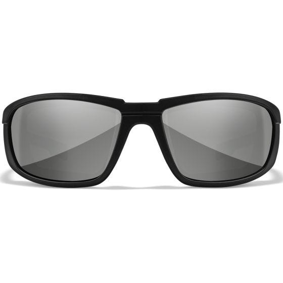 Okulary Taktyczne Wiley X WX Boss - Silver Flash Lens / Matte Black Frame