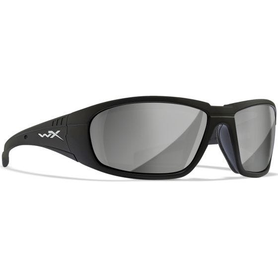 Okulary Taktyczne Wiley X WX Boss - Silver Flash Lens / Matte Black Frame