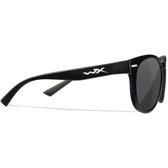 Okulary Taktyczne Wiley WX Covert - Grey Lenses / Gloss Black Frame