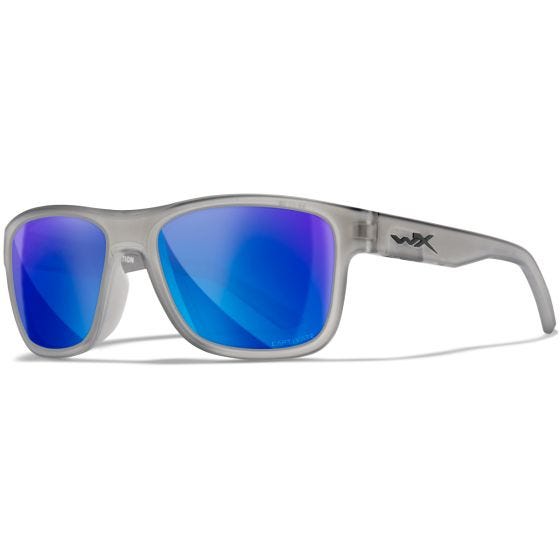 Okulary Taktyczne Wiley WX Ovation - Captivate Polarized Blue Mirror Lenses / Matte Slate Frame