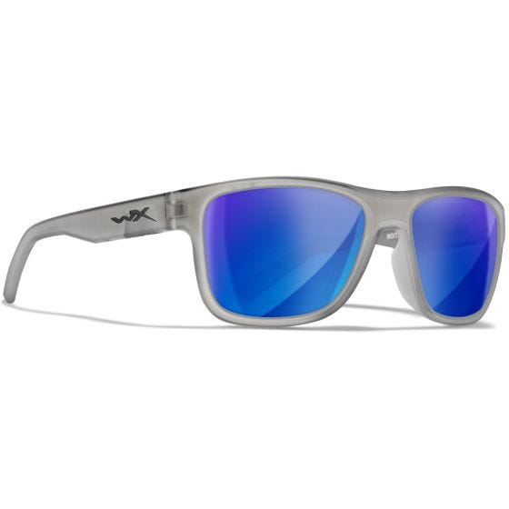 Okulary Taktyczne Wiley WX Ovation - Captivate Polarized Blue Mirror Lenses / Matte Slate Frame