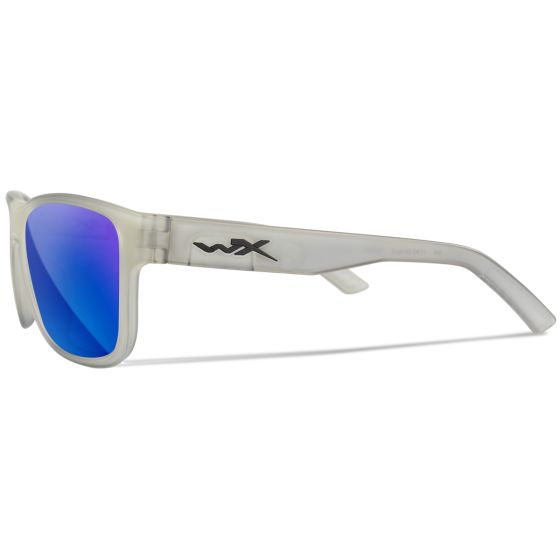 Okulary Taktyczne Wiley WX Ovation - Captivate Polarized Blue Mirror Lenses / Matte Slate Frame