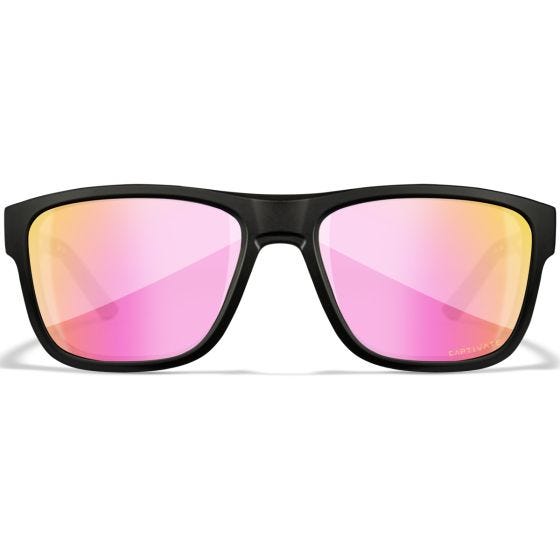 Okulary Taktyczne Wiley WX Ovation - Captivate Polarized Rose Gold Mirror Lenses / Matte Black Frame