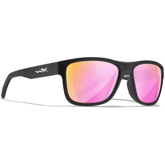 Okulary Taktyczne Wiley WX Ovation - Captivate Polarized Rose Gold Mirror Lenses / Matte Black Frame