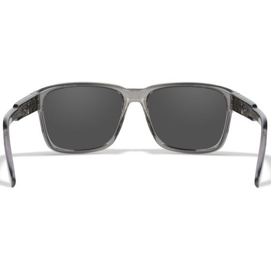 Okulary Taktyczne Wiley WX Trek - Captivate Polarized Blue Mirror Lenses / Gloss Crystal Dark Grey Frame