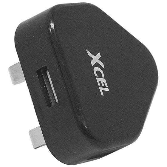 Ładowarka Sieciowa Xcel USB Adapter UK Czarna