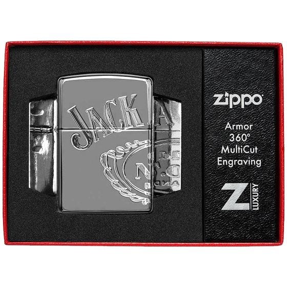 Zapalniczka Zippo Jack Daniel's Armor Black Ice