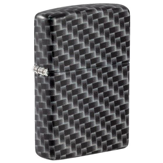 Zapalniczka Zippo Carbon Fibre Design White Matte
