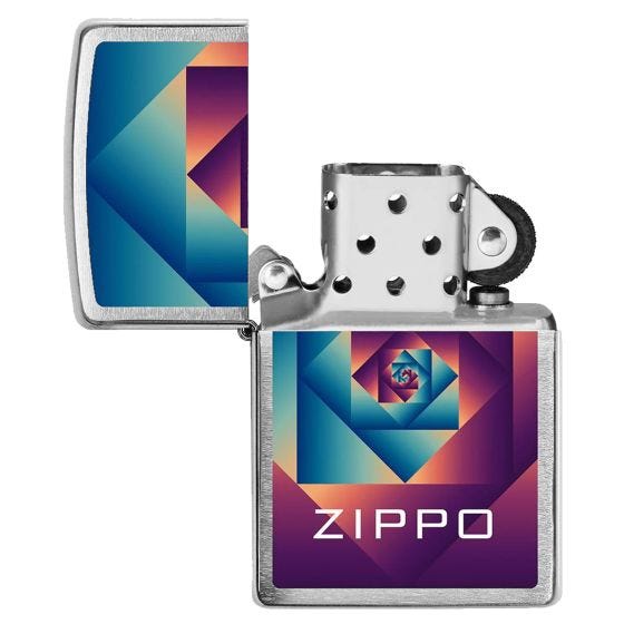 Zapalniczka Zippo Design Illusion Brushed Chrome