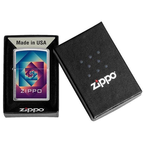 Zapalniczka Zippo Design Illusion Brushed Chrome