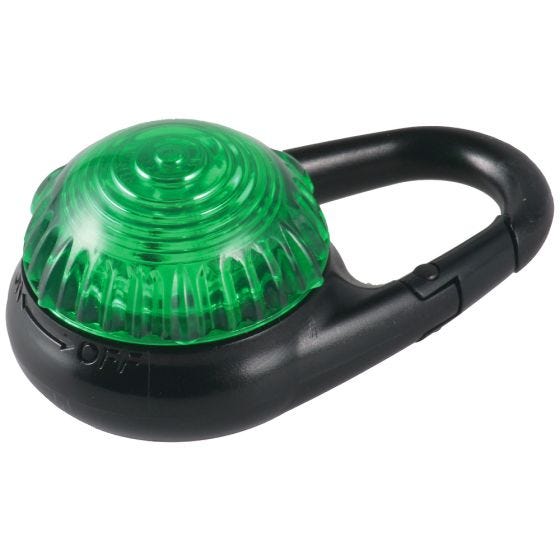 Światło Sygnalizator Adventure Lights Tag-It z Karabińczykiem Zielone