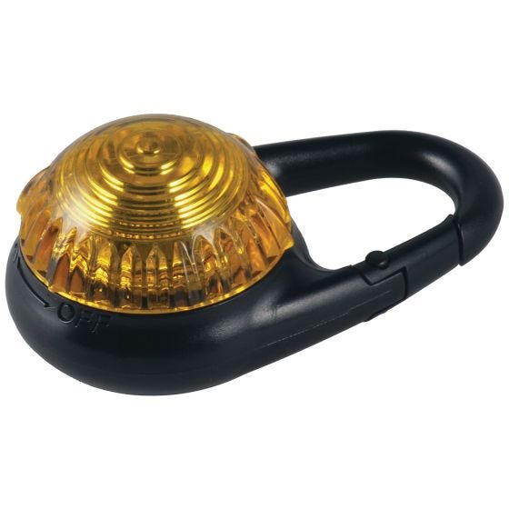 Światło Sygnalizator Adventure Lights Tag-It z Karabińczykiem Żółte