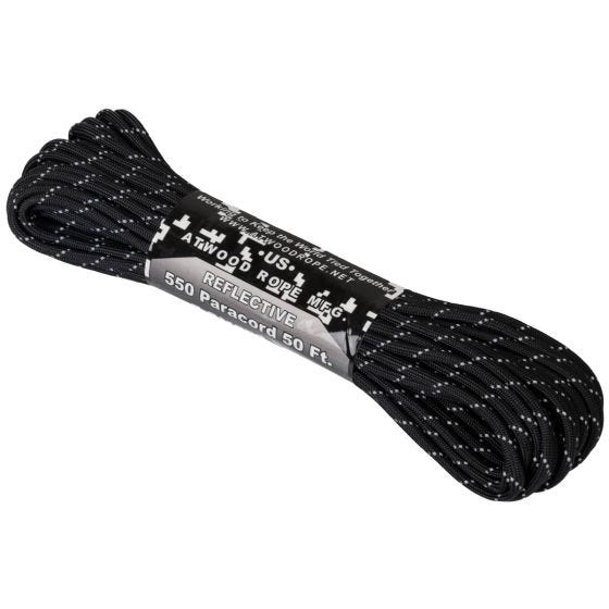 Linka Odblaskowa Atwood Rope 50ft 550 Czarna