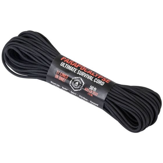 Linka Atwood Rope 50ft Parapocalypse Czarna