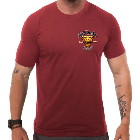 Koszulka T-shirt 7.62 Design USMC Devil Dog Red