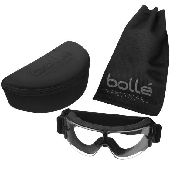 Gogle Taktyczne Bolle X800 - Clear - Czarne