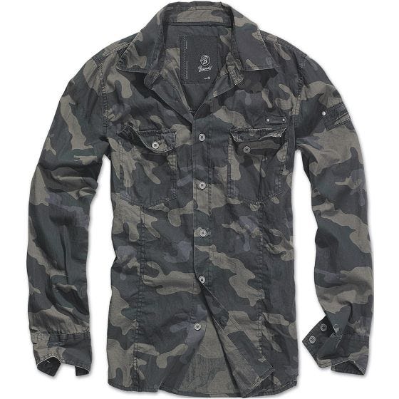 Koszula Brandit SlimFit Dark Camo